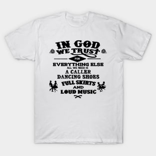 In God We Trust BLK T-Shirt